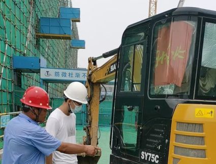 桓臺開展聯合突擊檢查 嚴管高排放非道路移動機械